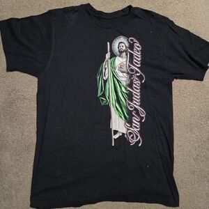 Saint Judas Black Graphic Tee